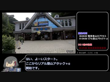【RTA】 高尾山攻略 (六号路ルート、他) 1:05:16.91