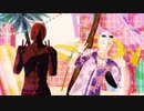 【Fate/MMD】ルルハワで遊びたかったマスターと怒【二部四章主従】