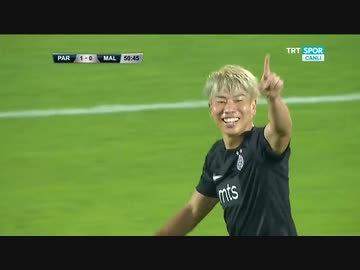 【デビュー戦1G】浅野拓磨タッチ集 パルチザンvsマラティヤスポル EL19/20