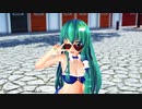 【東方MMD】早苗（水着ver）で気まぐれメルシィ