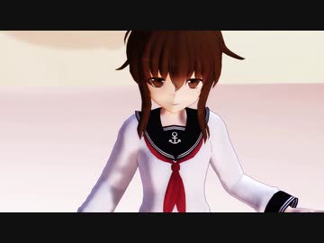 【MMD艦これ】　GravityRain　【エボシ式電】