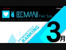 BEMANI Fan Site MUSICRANKING 2019年3月分