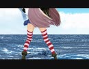 【MMD艦これ】島風がフォイルサーフィンしながらドーナツホール