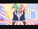 【MMD】トコハとクミで「ハッピー☆マテリアル」【VRoid】