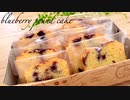 ワンボールで簡単ブルーベリーパウンドケーキレシピ blueberry pound cake