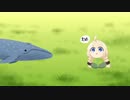 くじらVSあかり草