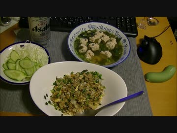 パンツマンのじゃこチャーハン。