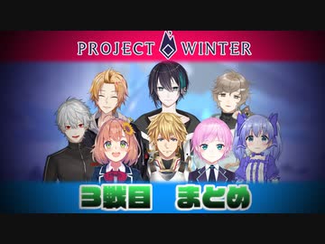 【雪山人狼2434】色んな視点で見る3戦目まとめ【Project Winter】