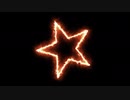 4k-burning-star-spinning-background　大内徹