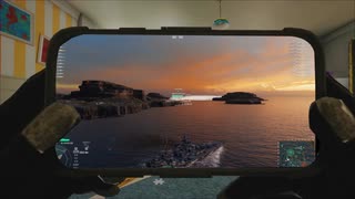 船のゲーム　world of warships ビスマルク