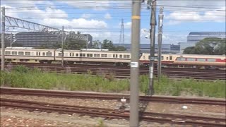 JR東海311系。117系と特急しなのクロ381も電車の窓から撮影。