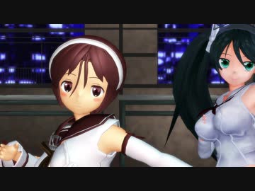 【MMD艦これ】長良型姉妹 で エンヴィキャットウォーク