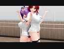 【東方MMD】体操服の美鈴・パチュリーでロキ【紳士向け】