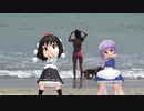 スイカ割り  2