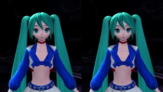 【初音ミク】炉心融解（立体視：平行法）【アメリカーナ】[1080p][60fps]