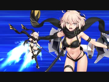 【FGO】水着沖田総司宝具ボイスパターン2種【Fate/Grand Order 水着剣豪七色勝負】