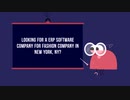 ERP Software Company For Fashion Company | 212-279-5800