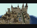 【マインクラフト】島をつくって城を建てる　その2【timelapse】