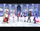 【アイドル部7人】Crazy ∞ nighT【MMD】