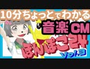 【10分ちょっとでわかる】ぽんぽこ24 vol3 音楽CMダイジェスト