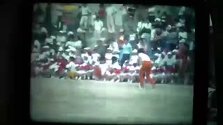 1970年代保育園運動会.ヨーヨー遊び 1970s Nursery school athletic meet.Yoyo play.