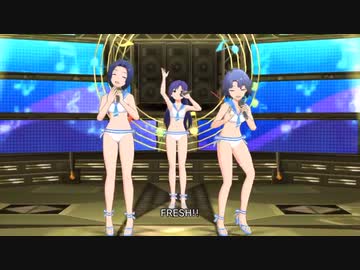 千早、風花、あずささんのセーラーミズギでMUSIC♪