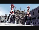 【MMD】らぶ式Rouge・Sayaで『GLIDE』1080p