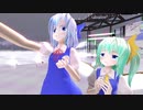 チルノ＆大妖精で[A]ddictionを踊りました。