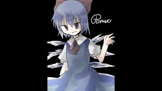 チルノを描いてみたけど画質が悪い