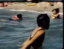 家族で海水浴。慶野松原1974年昭和49年8月8. 9日