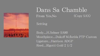 Dans Sa ChambreをSAXで再び吹いてみた(メタルMPバージョン)