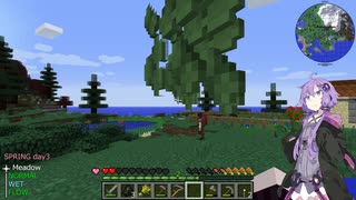 【Minecraft】結月ゆかりのもーふぃんぐ生活 #1