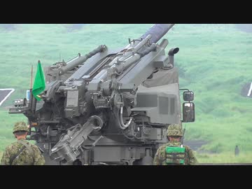 [令和元年]富士総合火力演習　19式装輪自走155mmりゅう弾砲