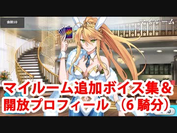 Fate/Grand Order アルトリア・ペンドラゴン〔ルーラー〕 追加マイルームボイス集(8/26追加分)＋クリア後開放プロフィール（6騎分）