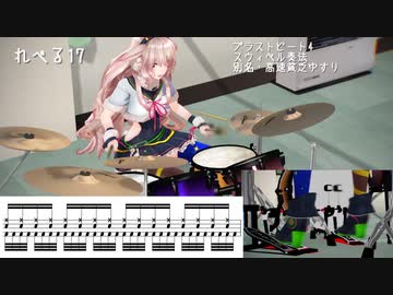 【アイドル部MMD】めめめがドラムを叩くだけ