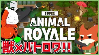 【ゲーム紹介 #12】獣たちによる仁義なきバトロワゲーム！Super Animal Royale!!【#animalroyale #ムービン #VTuber  】