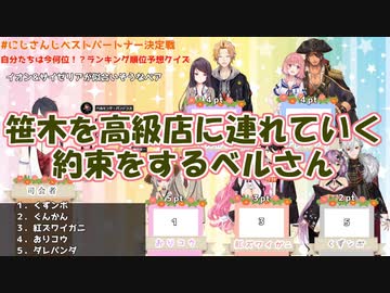 【ダレパンダ】笹木を高級店に連れていく約束をするベルさん【にじさんじ】