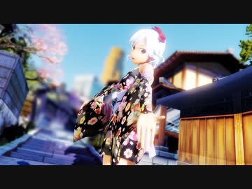 【自作モデルMMD】バニラで夏恋花火