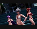 【MMD東方】咲夜＆美鈴＆パチュリーで「妄想疾患■ガール」【1080P】