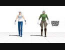 【SBR】微妙な距離感の二人がダンス練習【MMD】