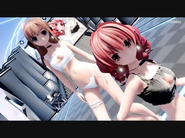 【MMD】らぶ式Rouge・Sayaで『KiLLER LADY』1080p