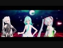 [MMD] 3人のミクさんでアンデッドエネミー/Undead Enemy