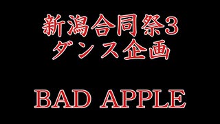 【新潟合同祭3】Bad Apple!!おどってみた【ダンス企画】