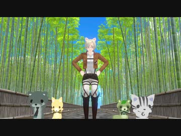 【進撃のMMD】リコとねこみみスイッチ【再投稿版】