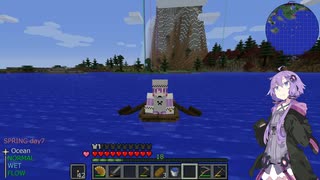 【Minecraft】結月ゆかりのもーふぃんぐ生活 #2