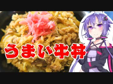 結月ゆかりのどんぶり戦記#07『うまい牛丼』