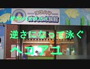 横浜みなとみらい　逆さになって泳ぐへコアユ･･･おもしろ水族館