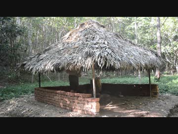 ホモと学ぶ日干しレンガの壁作り.dry