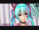 【MMD】初音ミクで『PiNK CAT』【Tda改変ミク】
