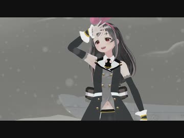 【MMD】新衣装風キズナアイ(ブラック)ちゃんが歌って踊る【砂の惑星】